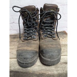 Men's Oliver All-terrain Steel Toe Boots Size 9 Leather Sku 55231